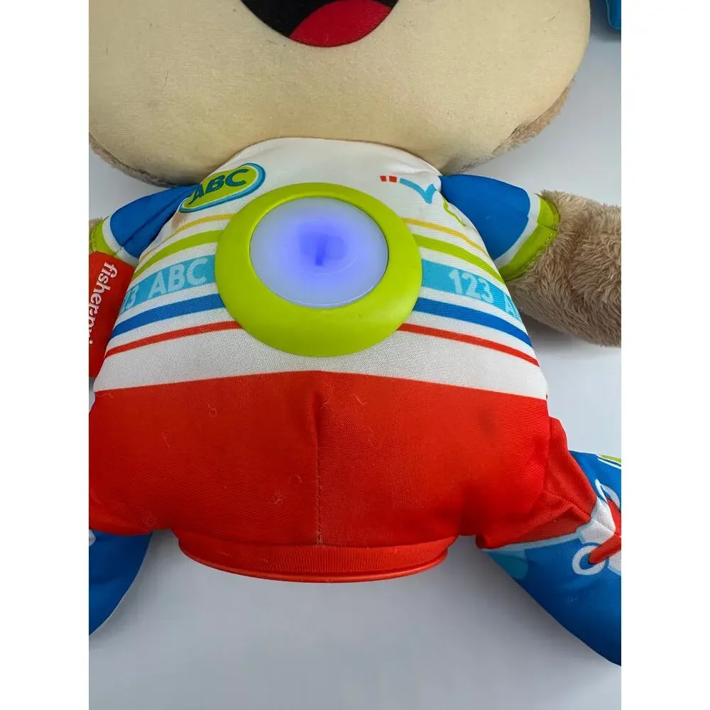 Fisher Price Laugh & Learn Puppy Smart Stages Interactive Plush Torn Back